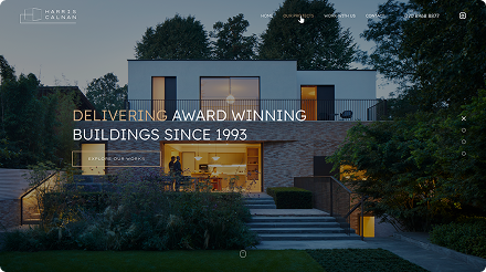 Custom website design by Webcapitan, example 3