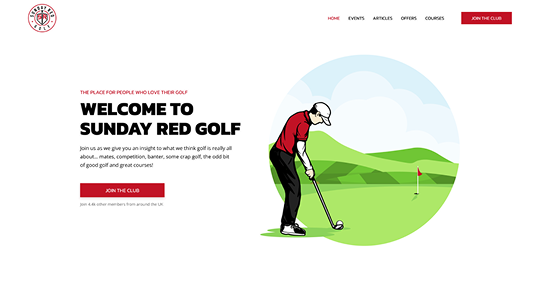 Custom website design by Webcapitan, example 3