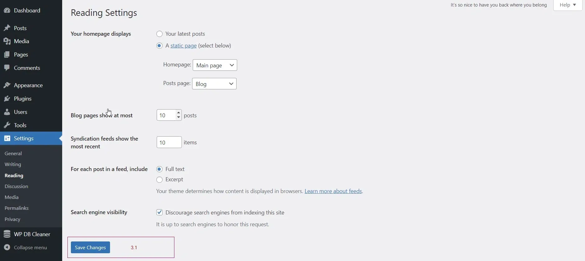 How to noindex a page in Wordpress