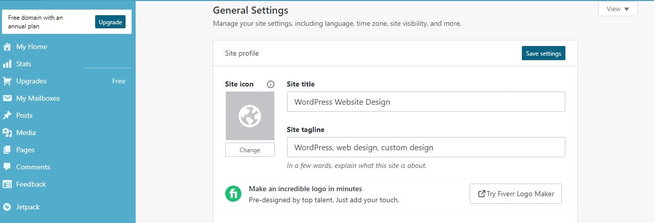 Set Up Basic Website’s Information (WordPress Permalinks + WordPress Site Title)