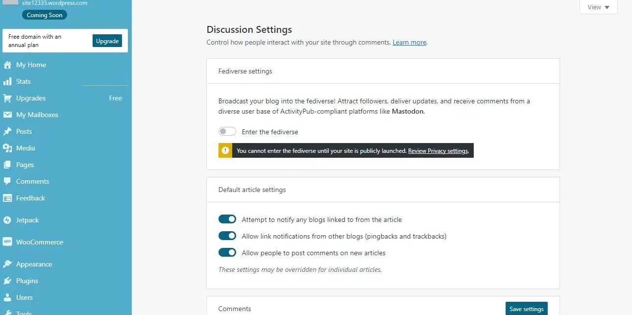 Block All Comments On WordPress and Add WordPress Cpntact Form Spam 