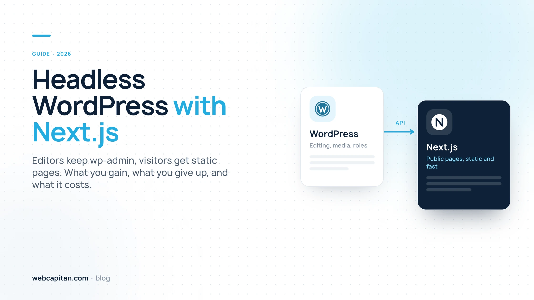 Headless WordPress with Next.js: Pros, Cons and Costs