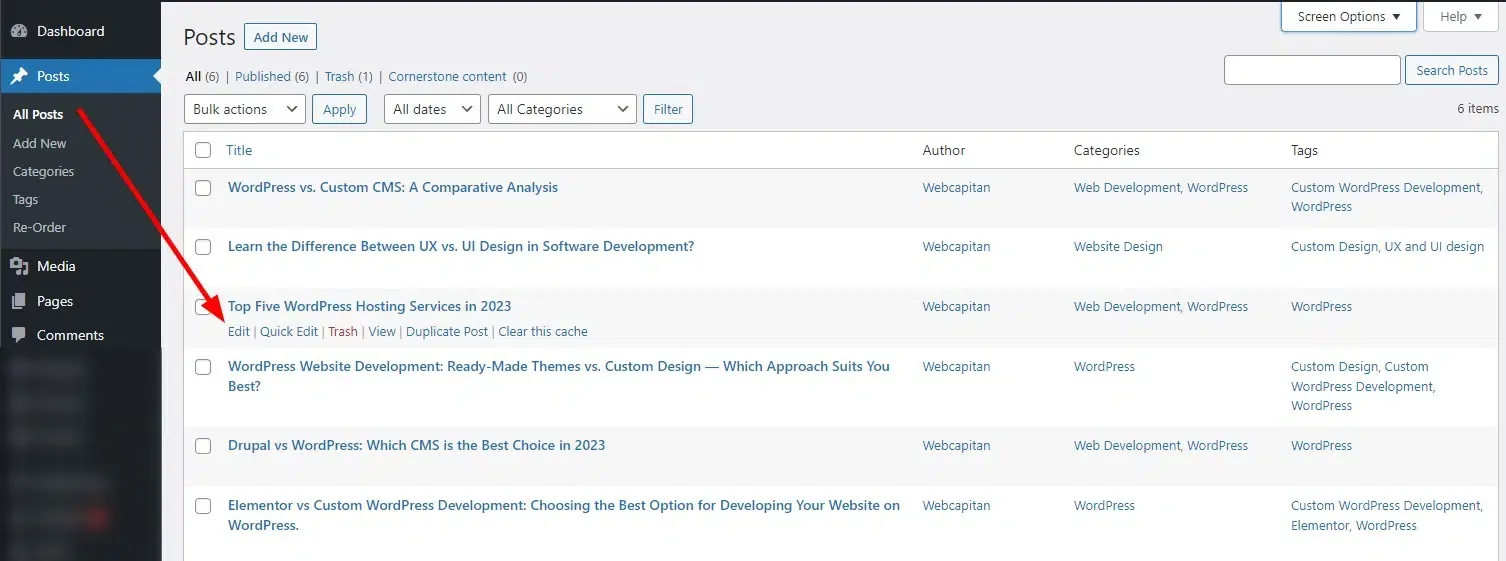 Learn three easy methods to duplicate a page or post in WordPress.: 2.3 Manually duplicating a page in WordPress can be done