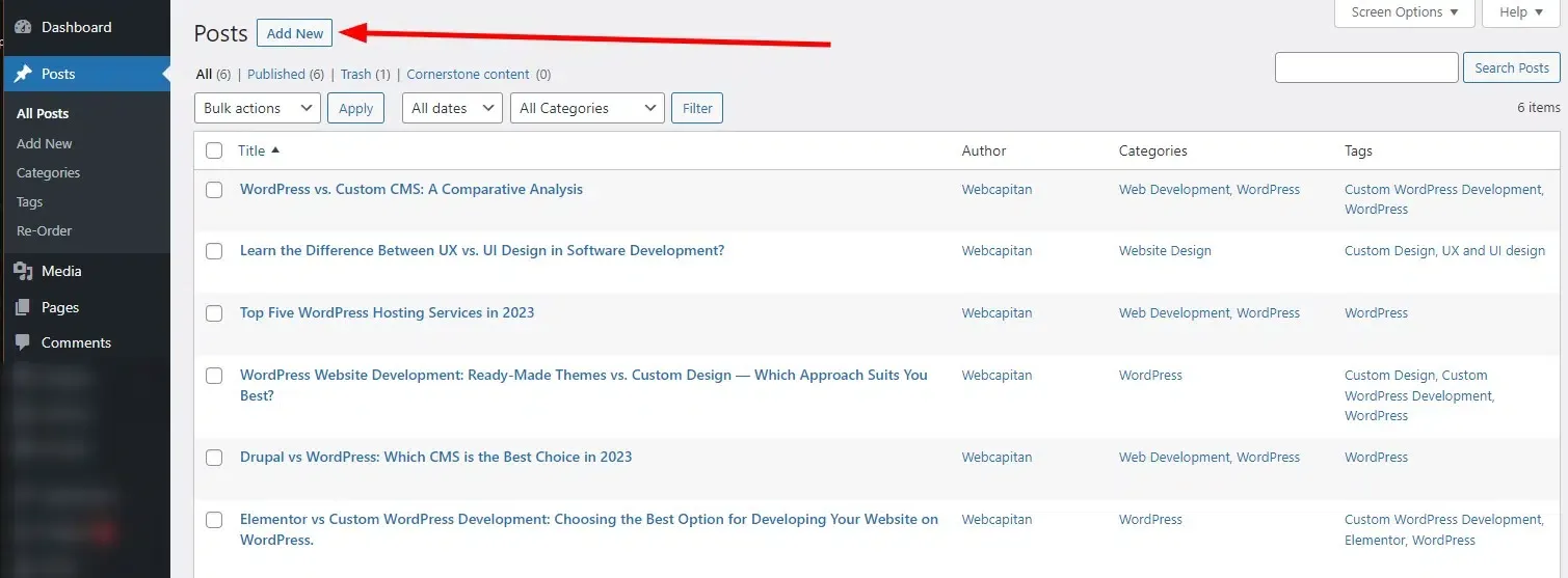 Learn three easy methods to duplicate a page or post in WordPress.: 2.3 Manually duplicating a page in WordPress can be done