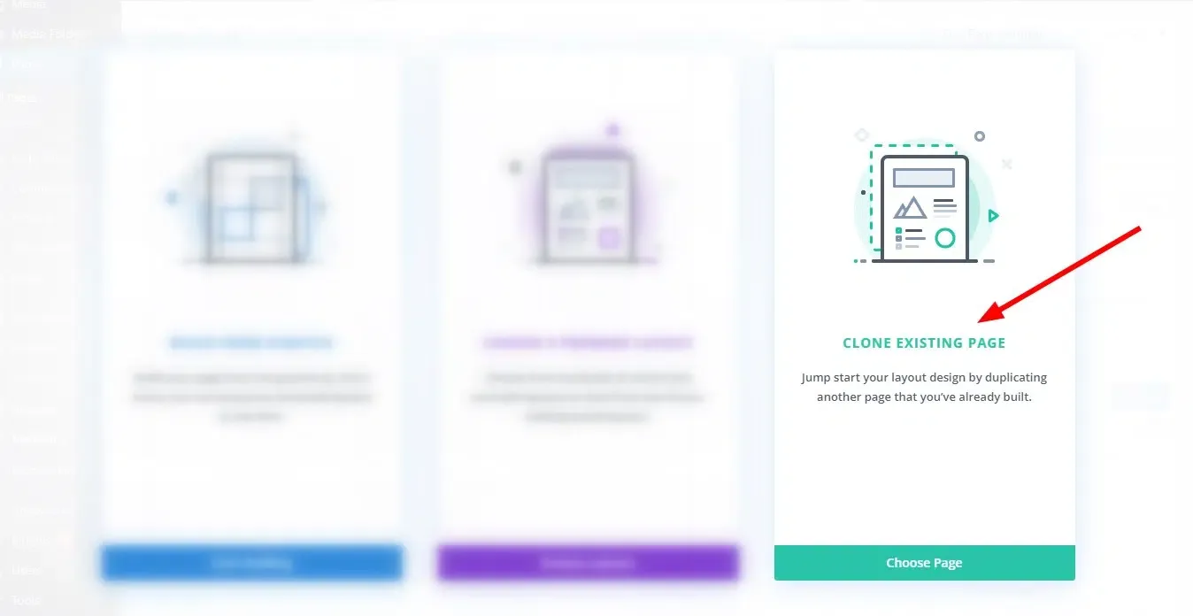 Learn three easy methods to duplicate a page or post in WordPress.: 2.2 How to Duplicate a Page in WordPress Using Divi
