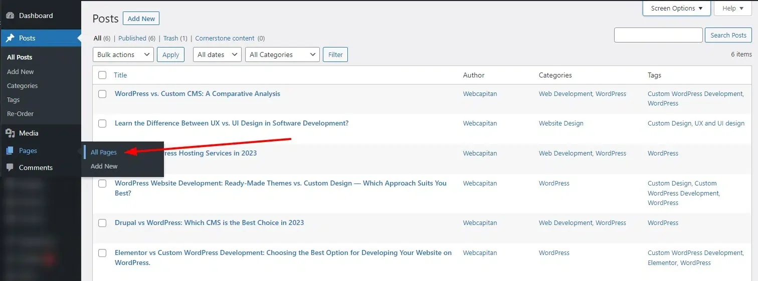 Learn three easy methods to duplicate a page or post in WordPress.: 2.3 Manually duplicating a page in WordPress can be done