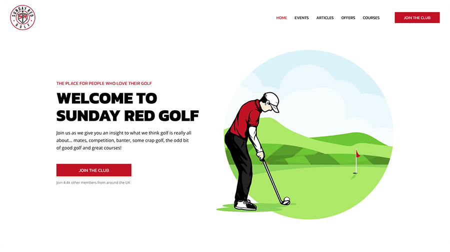 Sunday Red Golf
